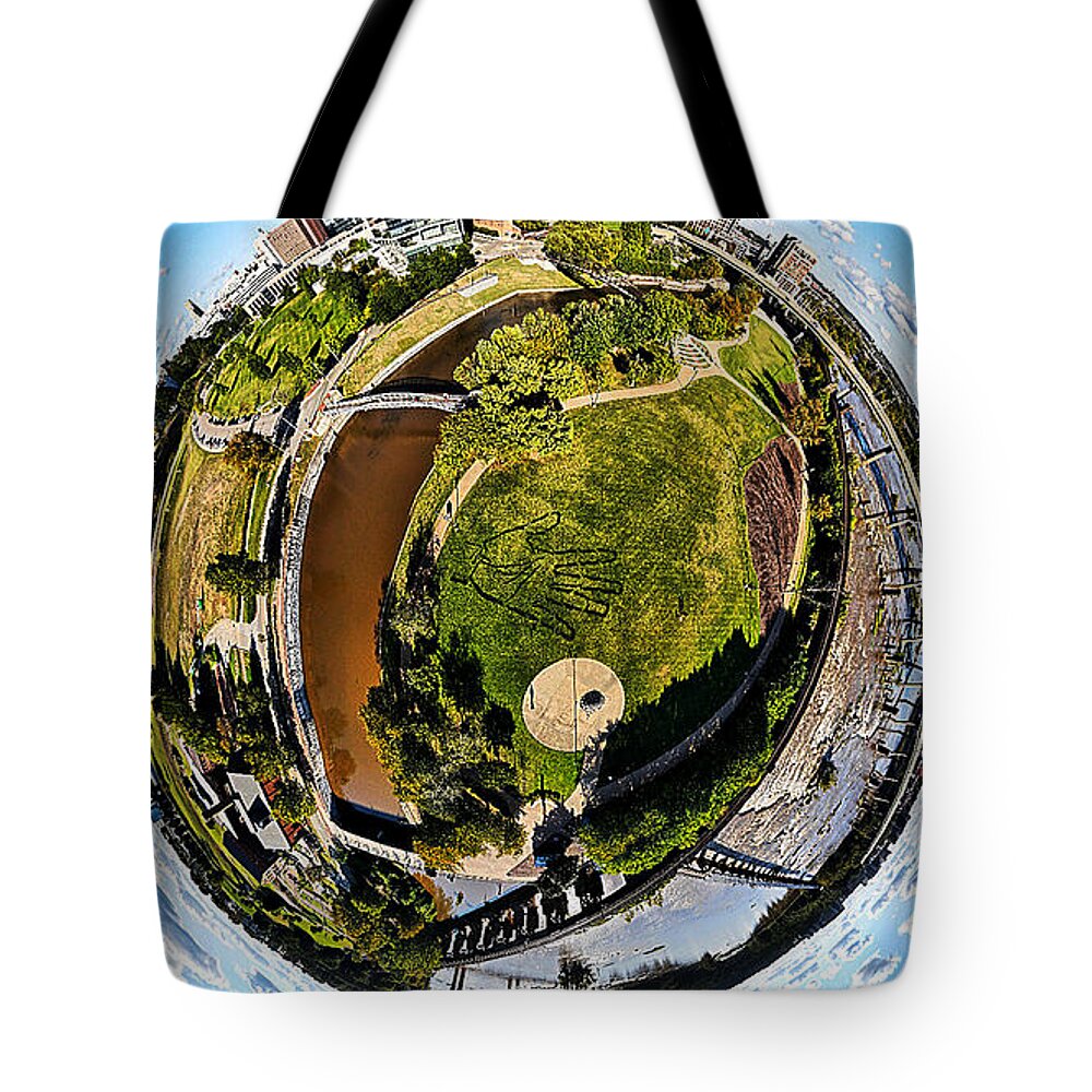  Tote Bag featuring the photograph Richmond on top by Stephen Dorton