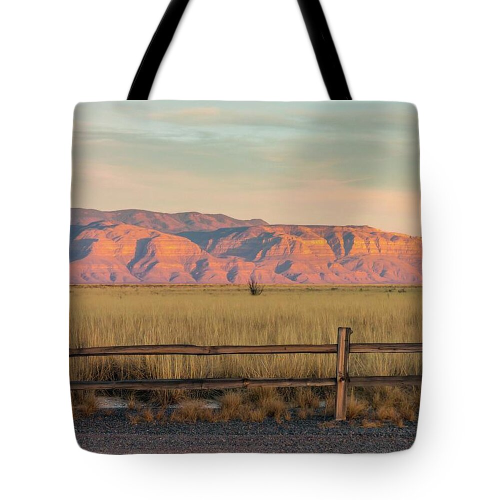 Alamogordo Tote Bag featuring the photograph Ridge Outside Alamogordo by Liza Eckardt
