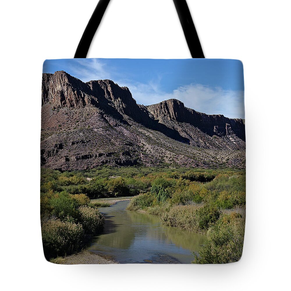 Rio Tote Bag featuring the photograph Rio Grande in Big Bend National Park by Sean Hannon