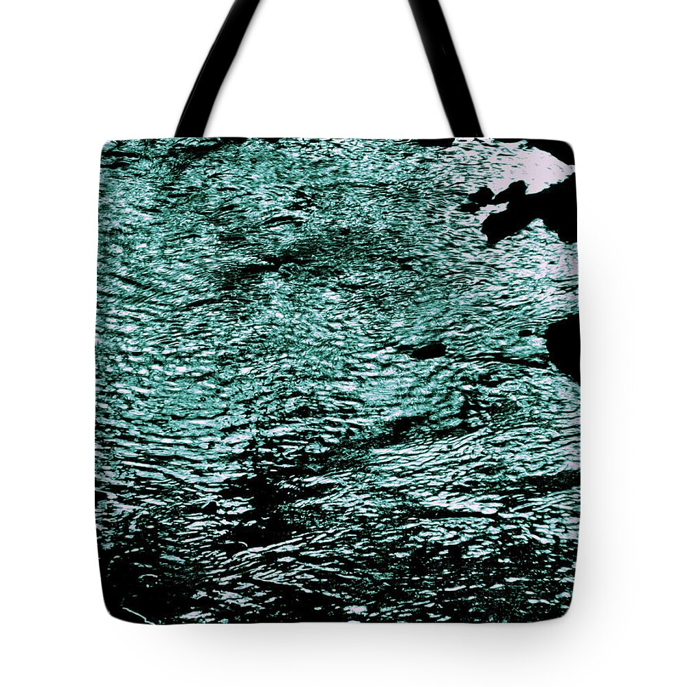 Ripples Tote Bag featuring the photograph Ripples in the Stream at Twilight by Christopher Reed
