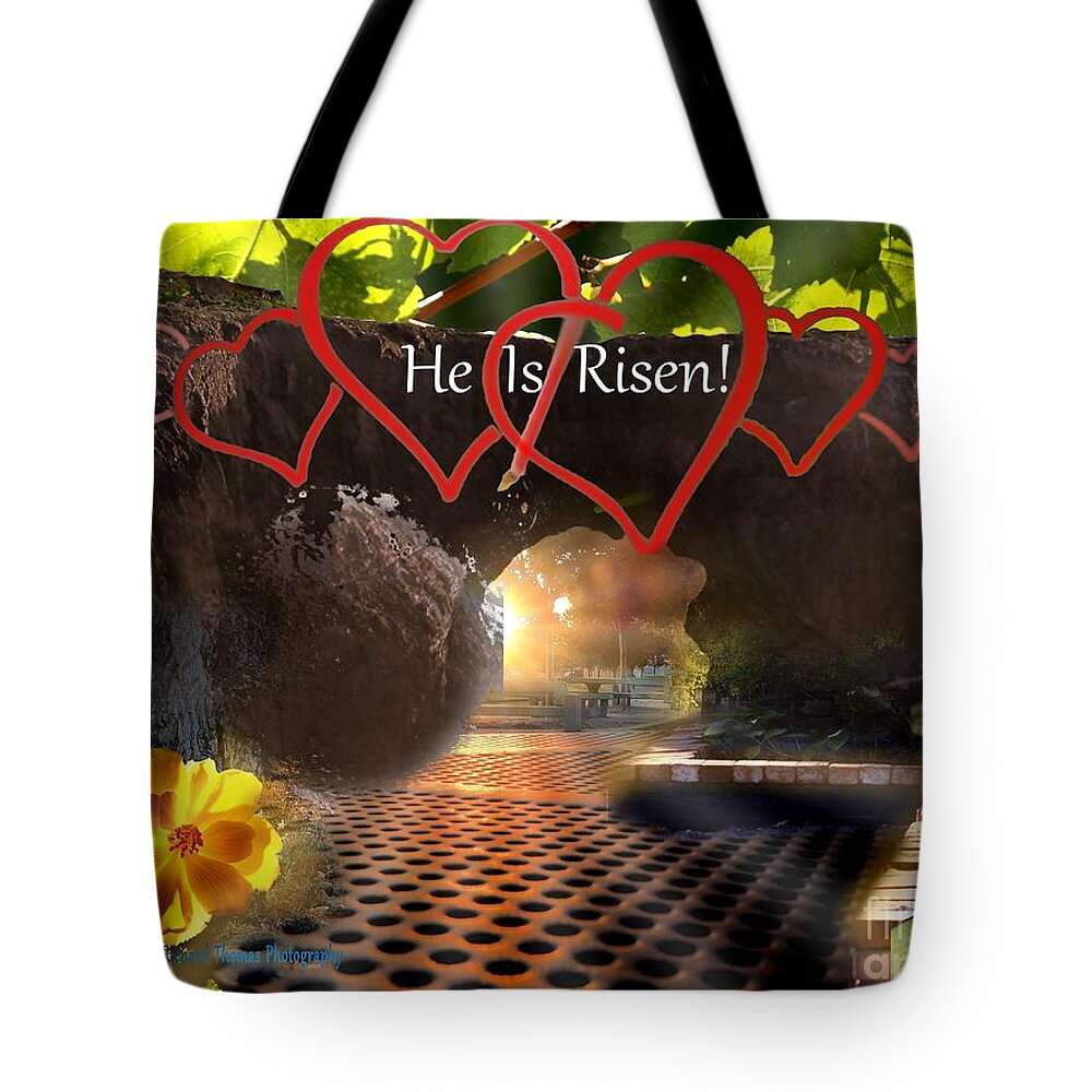 Digital Photo Art. Thematic Tote Bag featuring the photograph Risen From the Dead by Richard Thomas