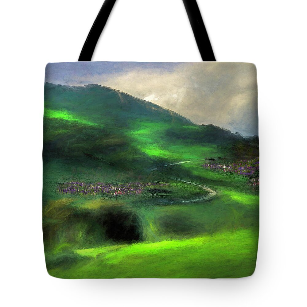  Paradise Tote Bag featuring the photograph Road to a Dream by Wayne King