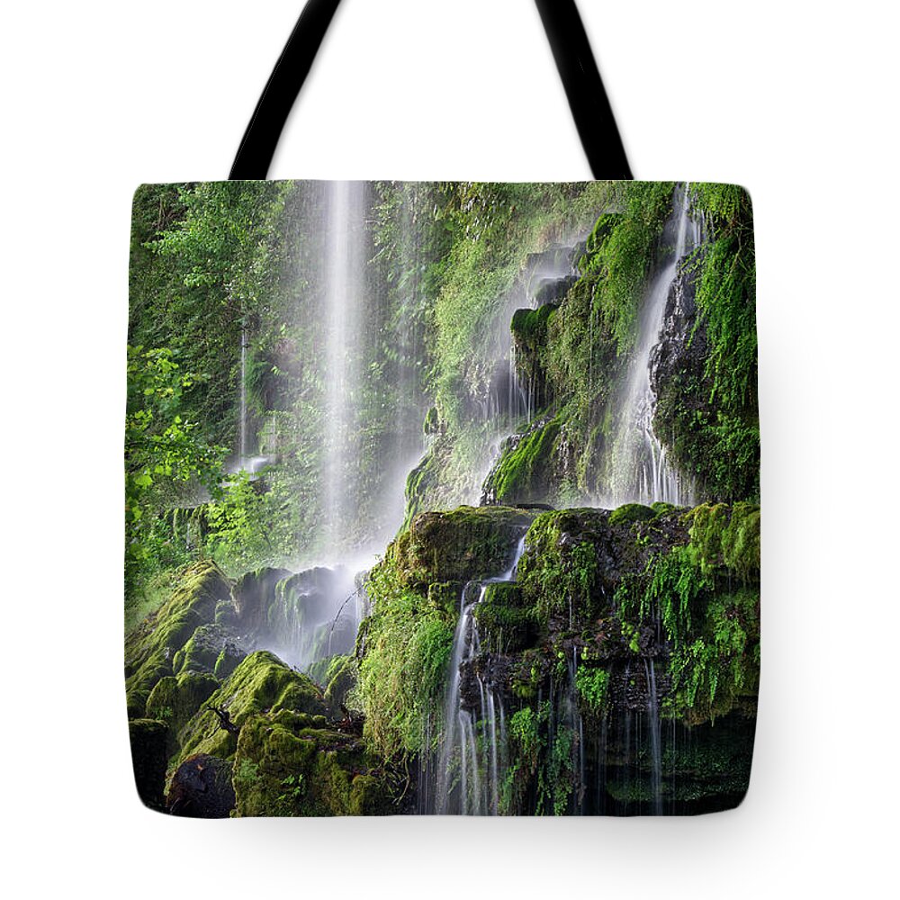 Waterfalls Tote Bag featuring the photograph Rock Island State Park 26 by Phil Perkins