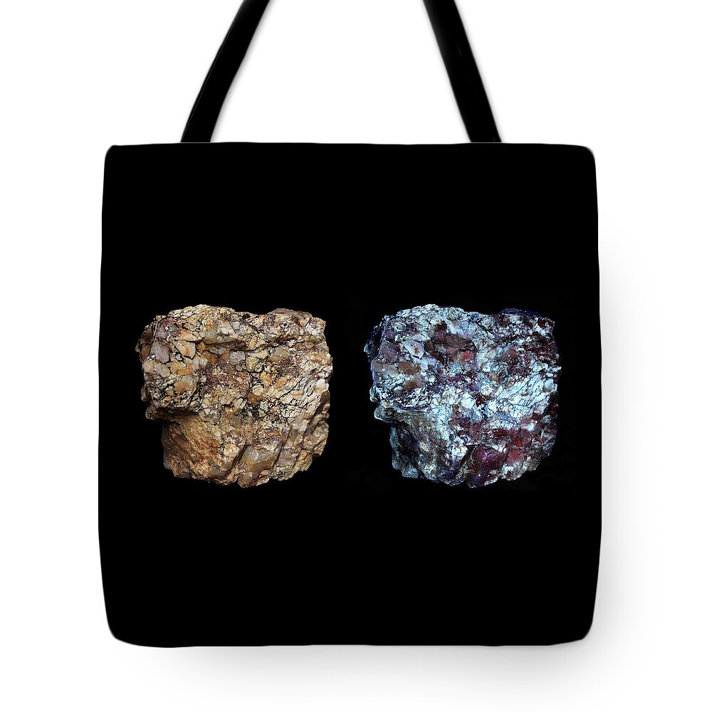 Rock Tote Bag featuring the photograph Rock3 Compare by Shane Bechler