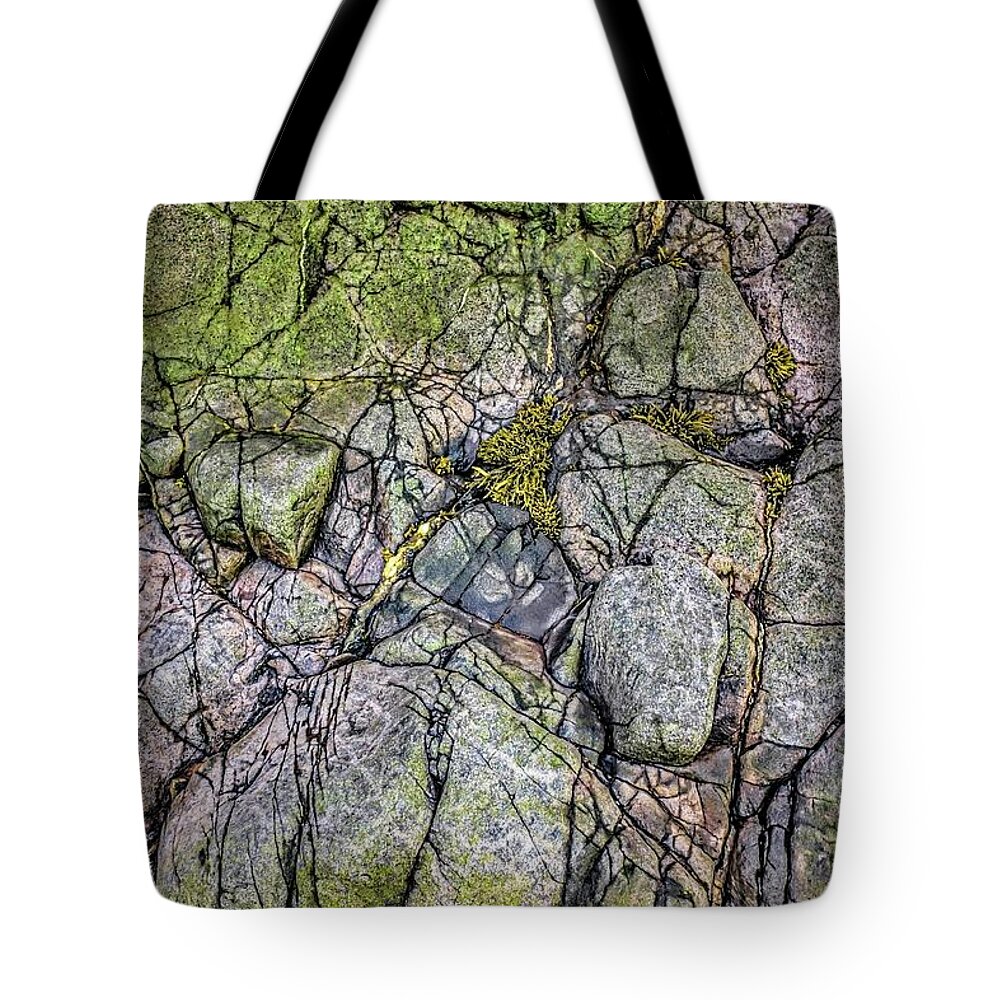 Rocks Tote Bag featuring the photograph Rocks 4 by Alan Norsworthy