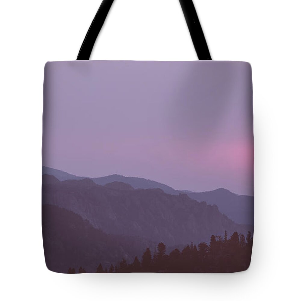 Purple Tote Bag featuring the photograph Purple Landscape by Katie Dobies