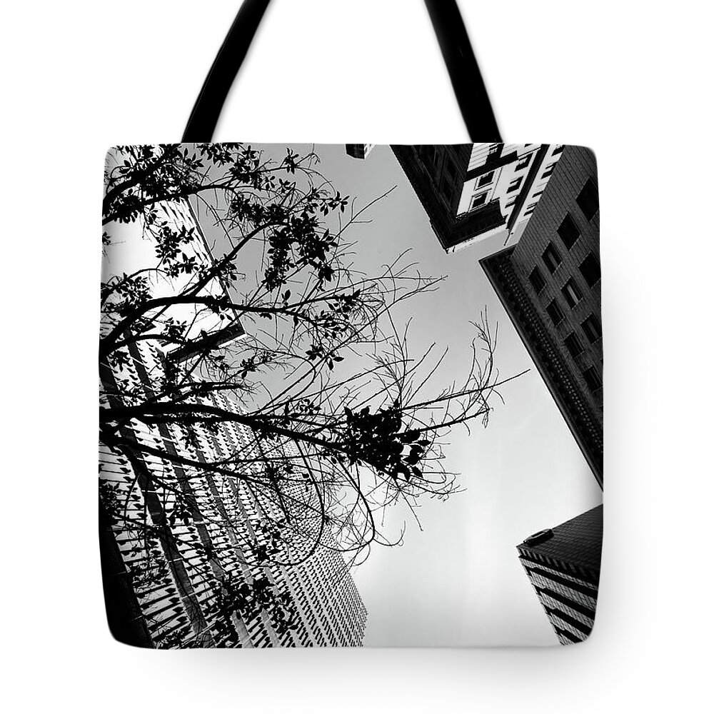 Street Photography Tote Bag featuring the photograph Run from Life by J C