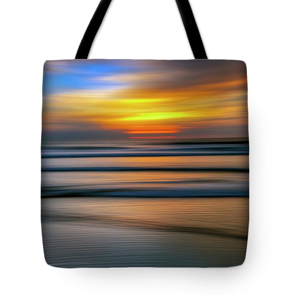 Long Exposure Tote Bag featuring the photograph Rushing Waters by Penny Polakoff