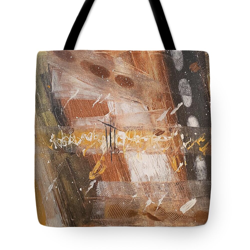  Tote Bag featuring the painting Rust by Samantha Latterner