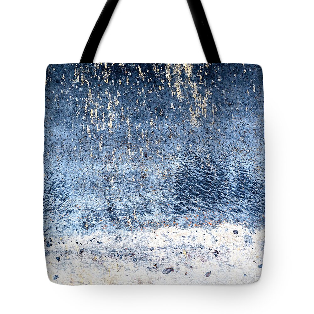 Abstract Tote Bag featuring the photograph Rusty Old Tour Boat Hull Close Up 01 by Dutch Bieber