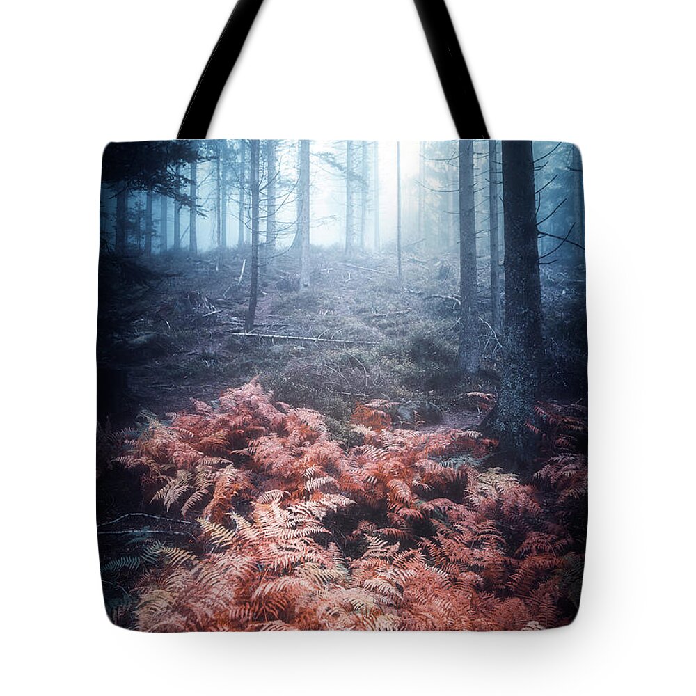 Wood Tote Bag featuring the photograph Rusty Wood by Philippe Sainte-Laudy