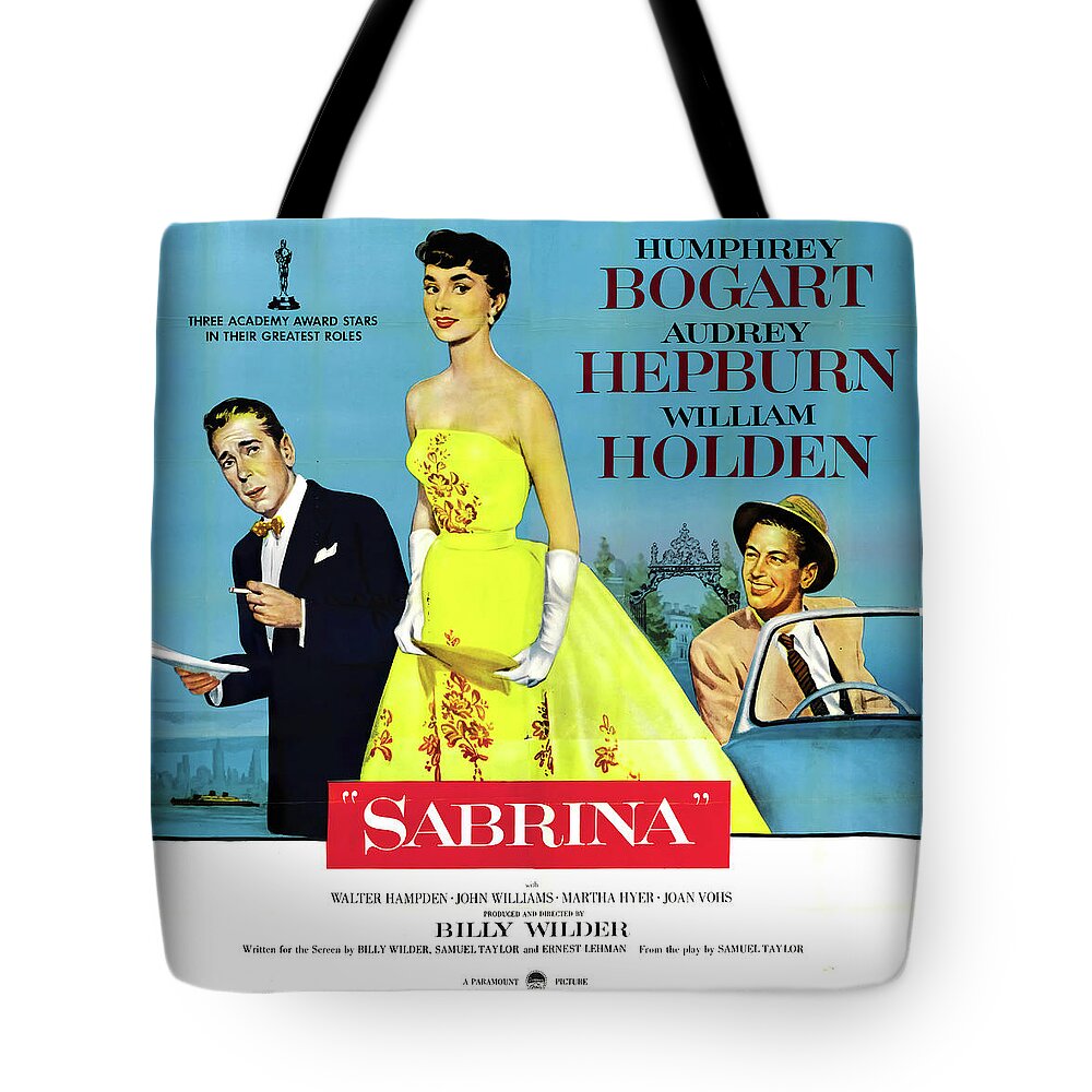 Sabrina'' with Humphrey Bogart and Audrey Hepburn, 1954 Tote Bag