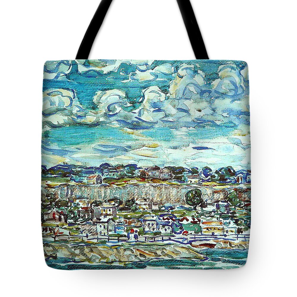 Saint-malo Tote Bag featuring the painting Saint Malo by Maurice Prendergast