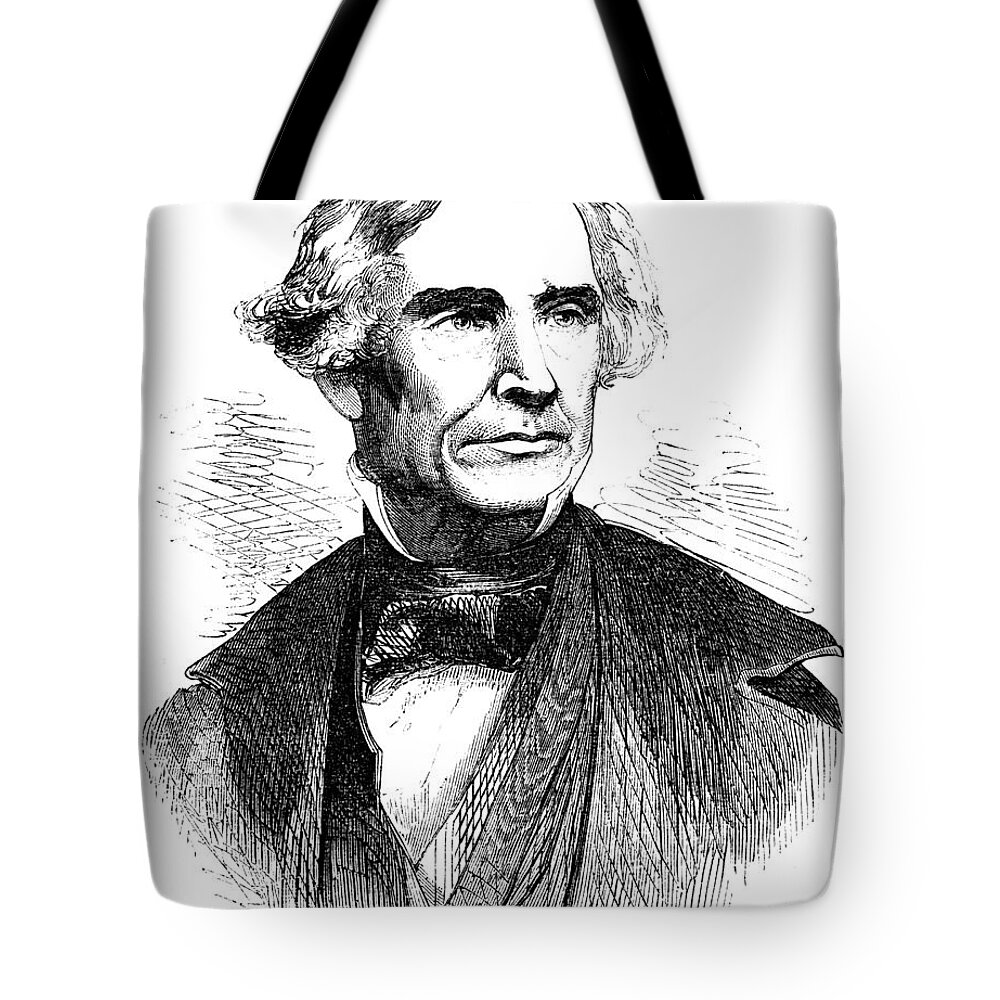 1857 Tote Bag featuring the drawing Samuel Morse by Granger