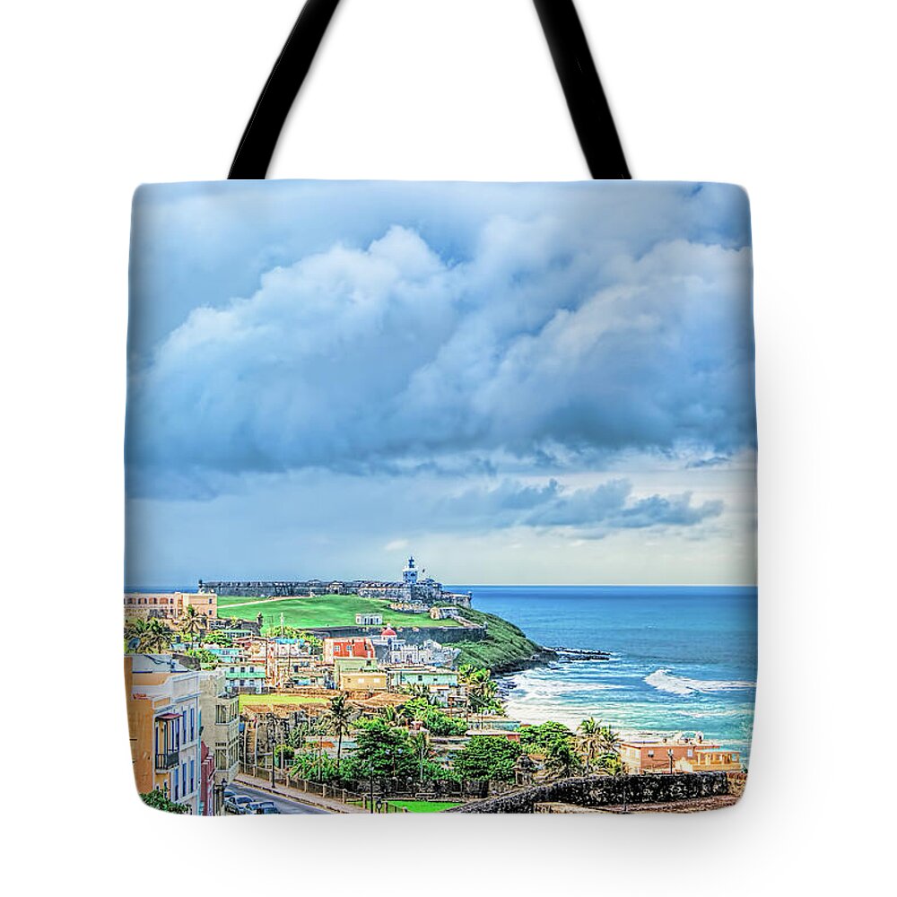 San Juan Tote Bag featuring the photograph San Juan Puerto Rico by Olga Hamilton