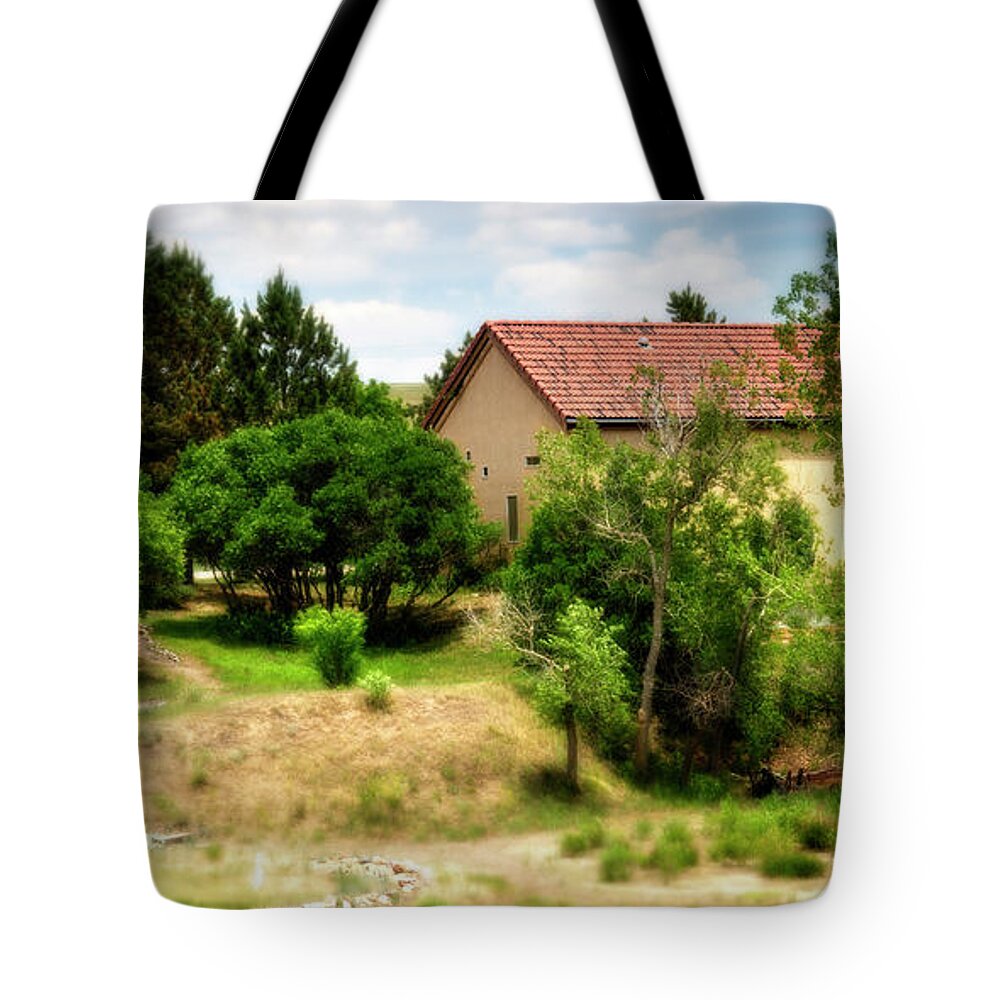Fine Art Photography Tote Bag featuring the photograph Sanctuary by John Strong