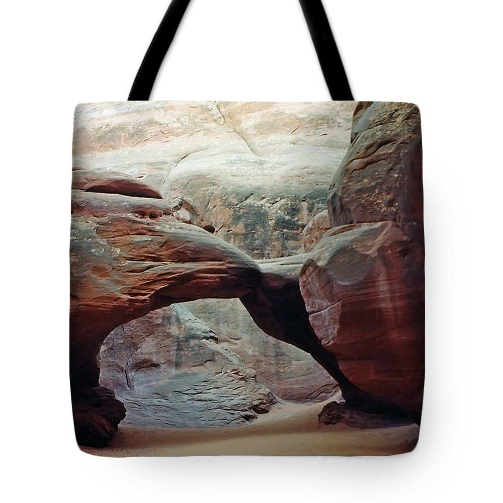 America Tote Bag featuring the photograph Sand Dune Arch - Arches National Park - Utah - U.S.A by Paolo Signorini