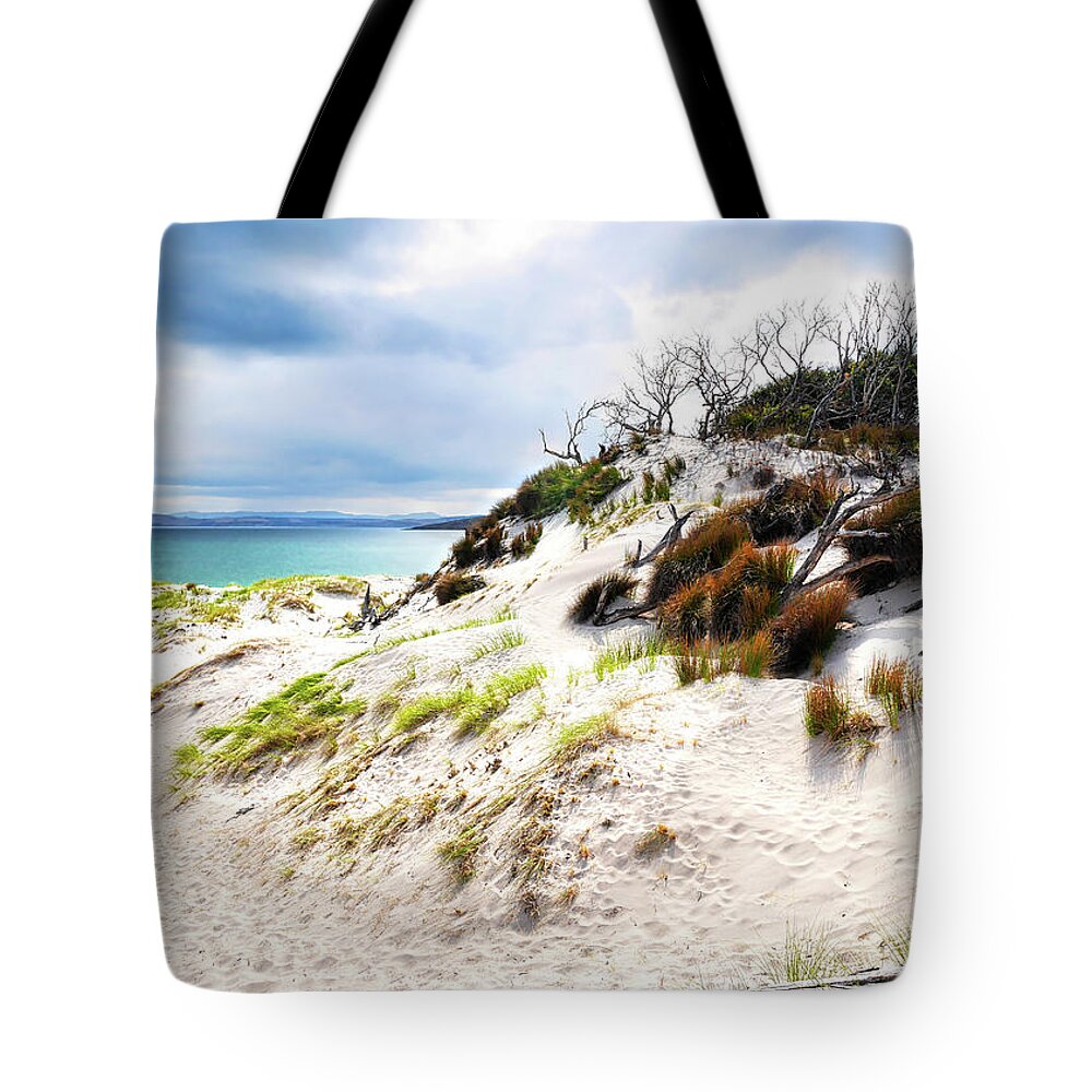Beach Tote Bag featuring the photograph Sand Dunes Series 2 by Lexa Harpell