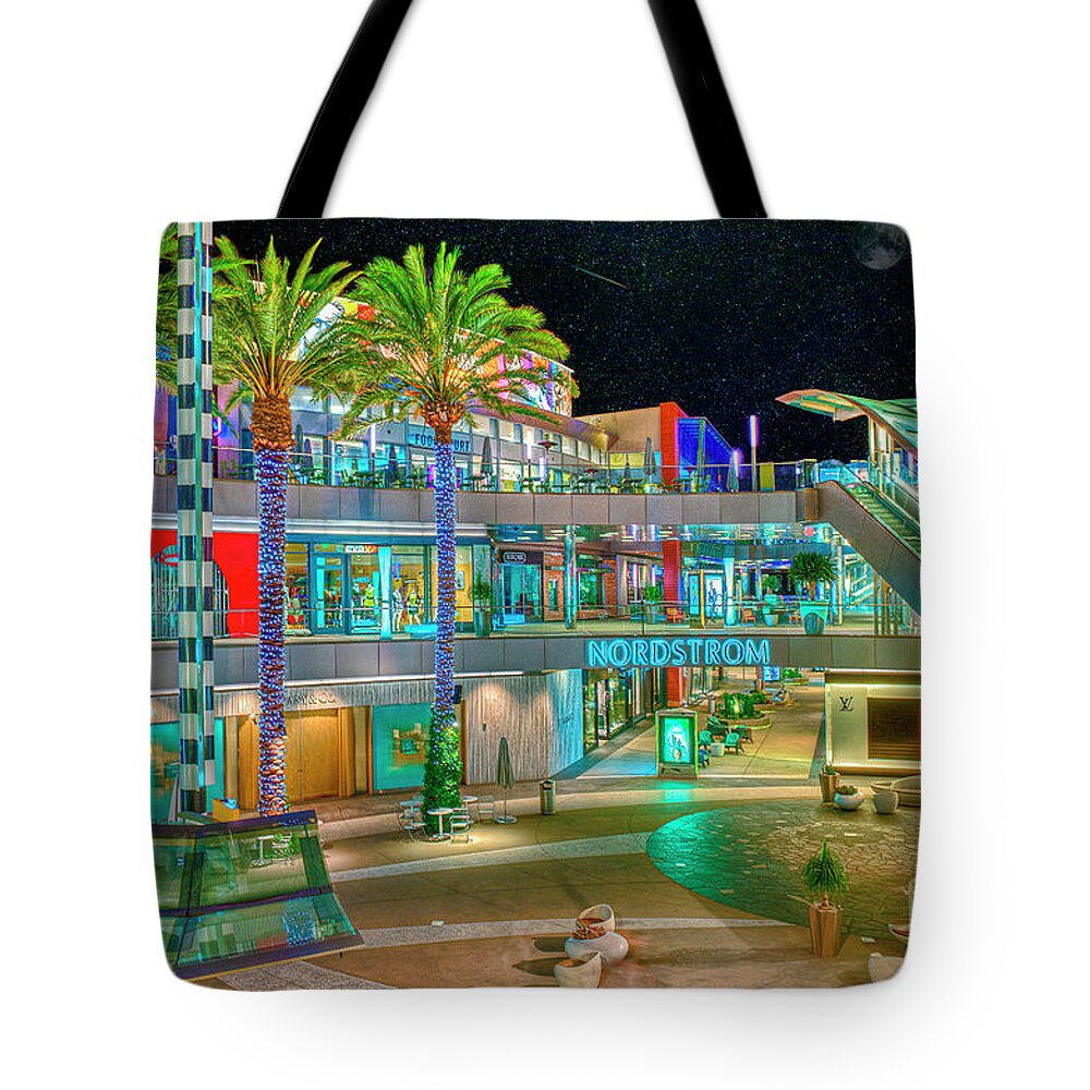 Santa Monica Place Mall Night Exterior Weekender Tote Bag by David  Zanzinger - Pixels