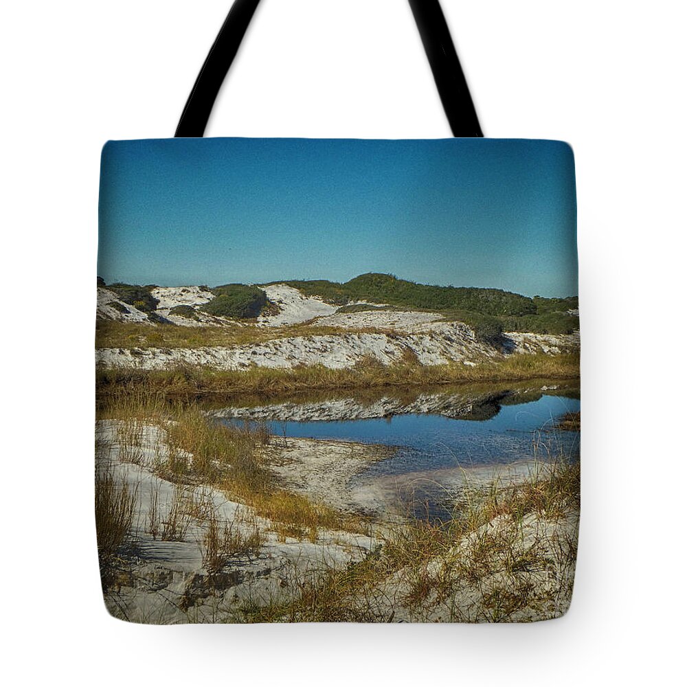 Tidal Pool Tote Bag featuring the photograph Santa Rosa Tidal Pool by Judy Hall-Folde