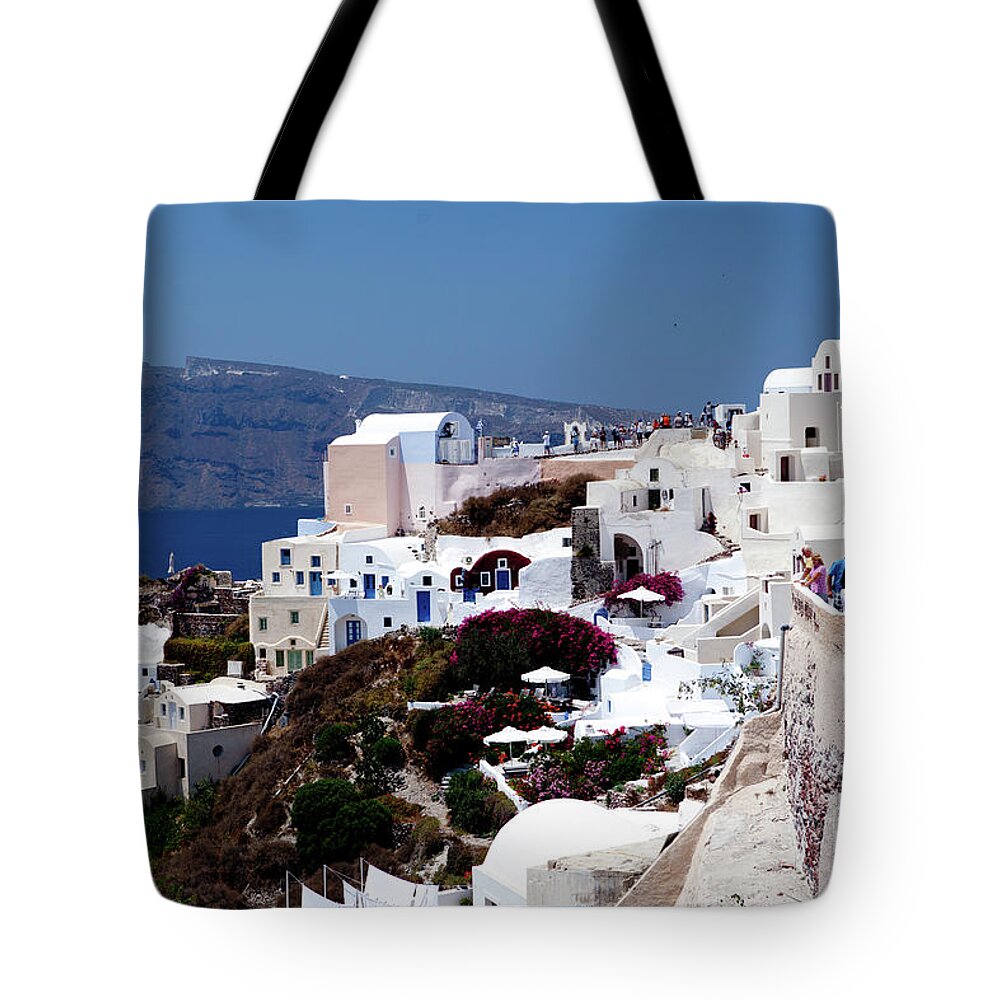 Santorini Tote Bag featuring the photograph Santorini II by Rich S