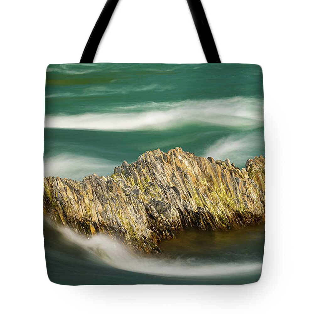 River Tote Bag featuring the photograph Sava River Waterscape by Ian Middleton