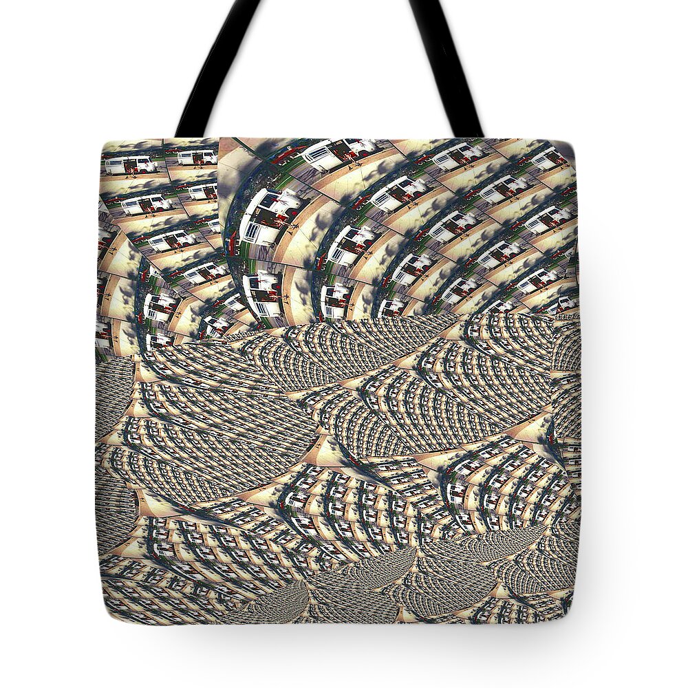 Oifii Tote Bag featuring the digital art SB Symphony by Stephane Poirier