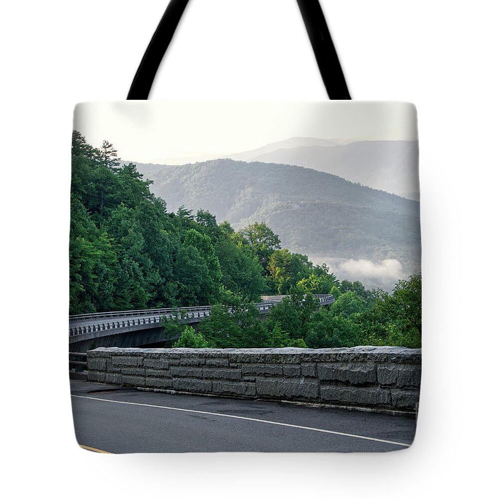Road Tote Bag featuring the photograph Scenic Driving by Phil Perkins