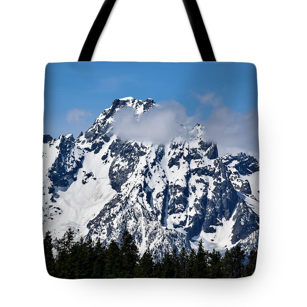 Wyoming Images Tote Bag featuring the photograph Scenic Grand Teton 20180520-166 by Rowan Lyford