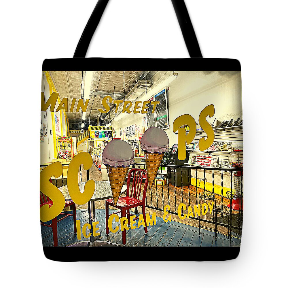 Scoops Tote Bag featuring the photograph Scoops by Lee Darnell