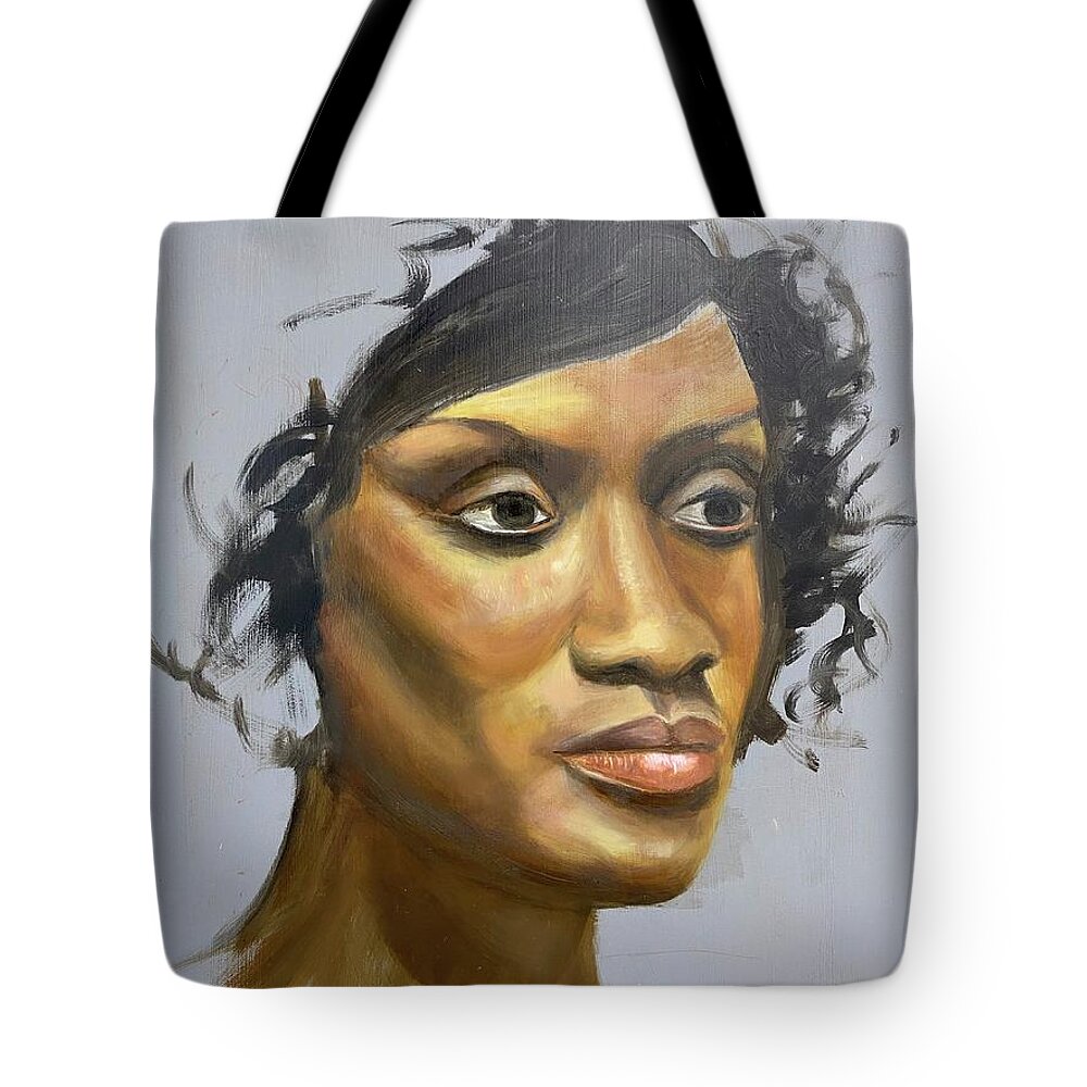 Tote Bag featuring the painting Scottsdale Model by Dorsey Northrup