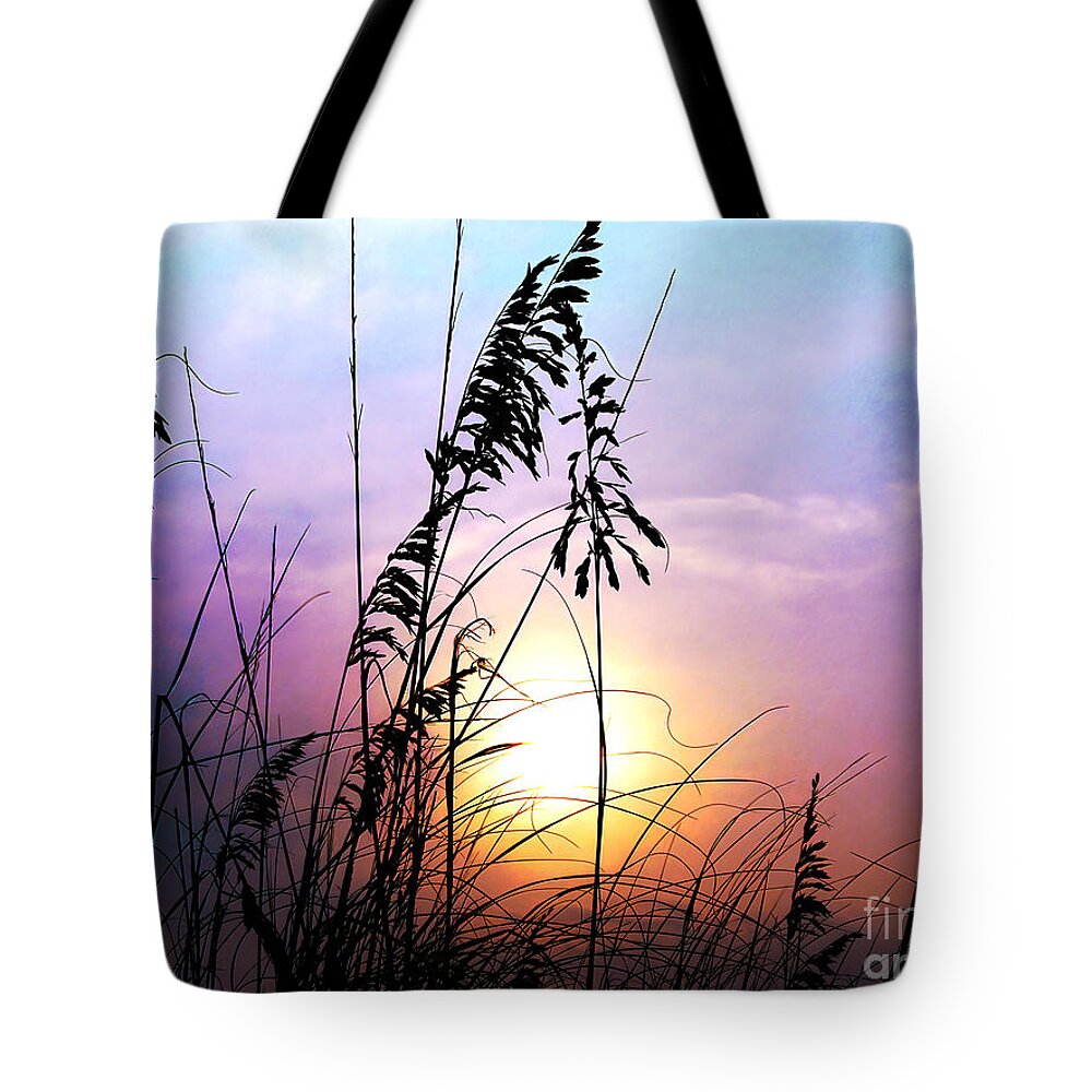 Sea Oats Tote Bag featuring the photograph Sea Oats by Scott Cameron