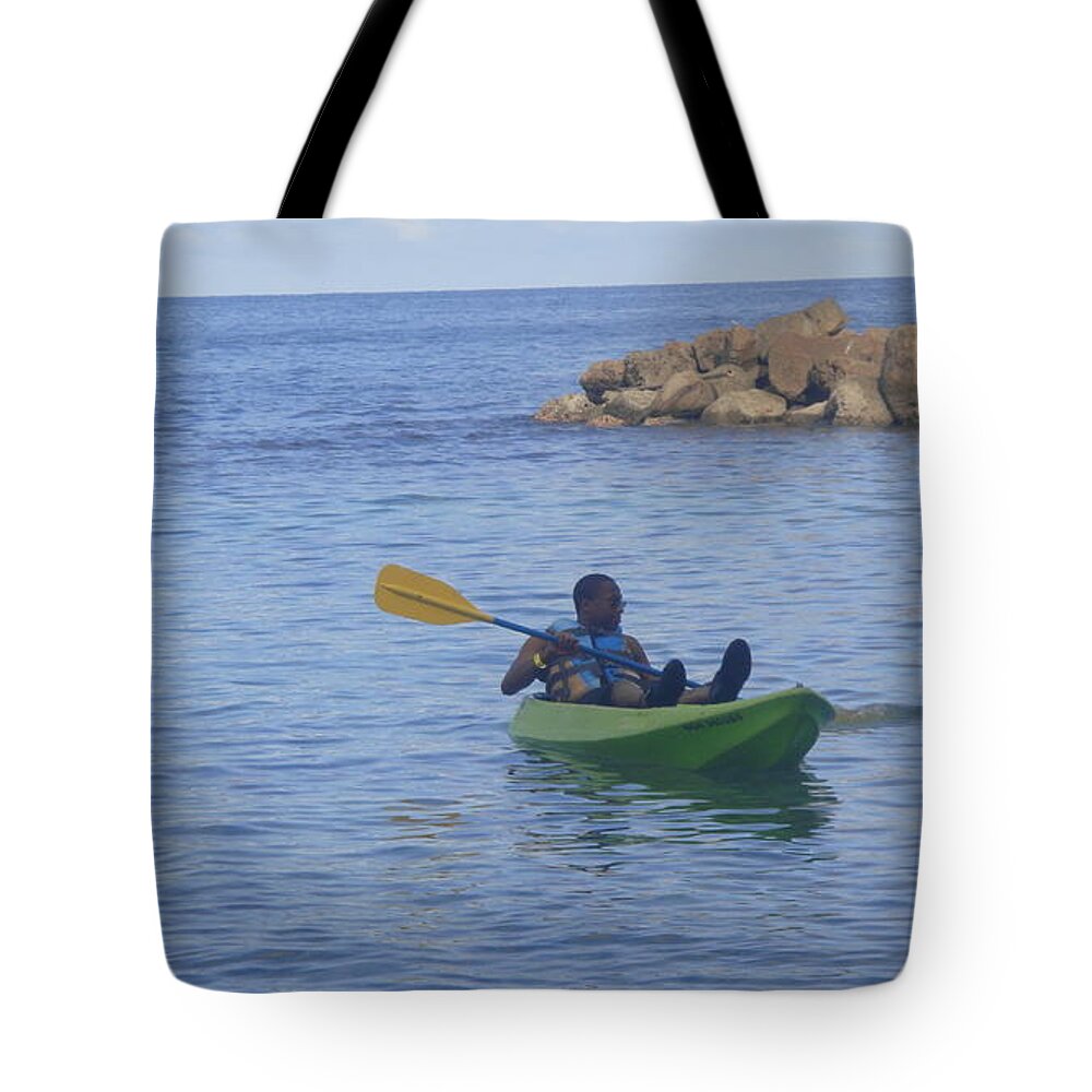 Alone On A Cruise Tote Bag featuring the photograph Seajade by Trevor A Smith