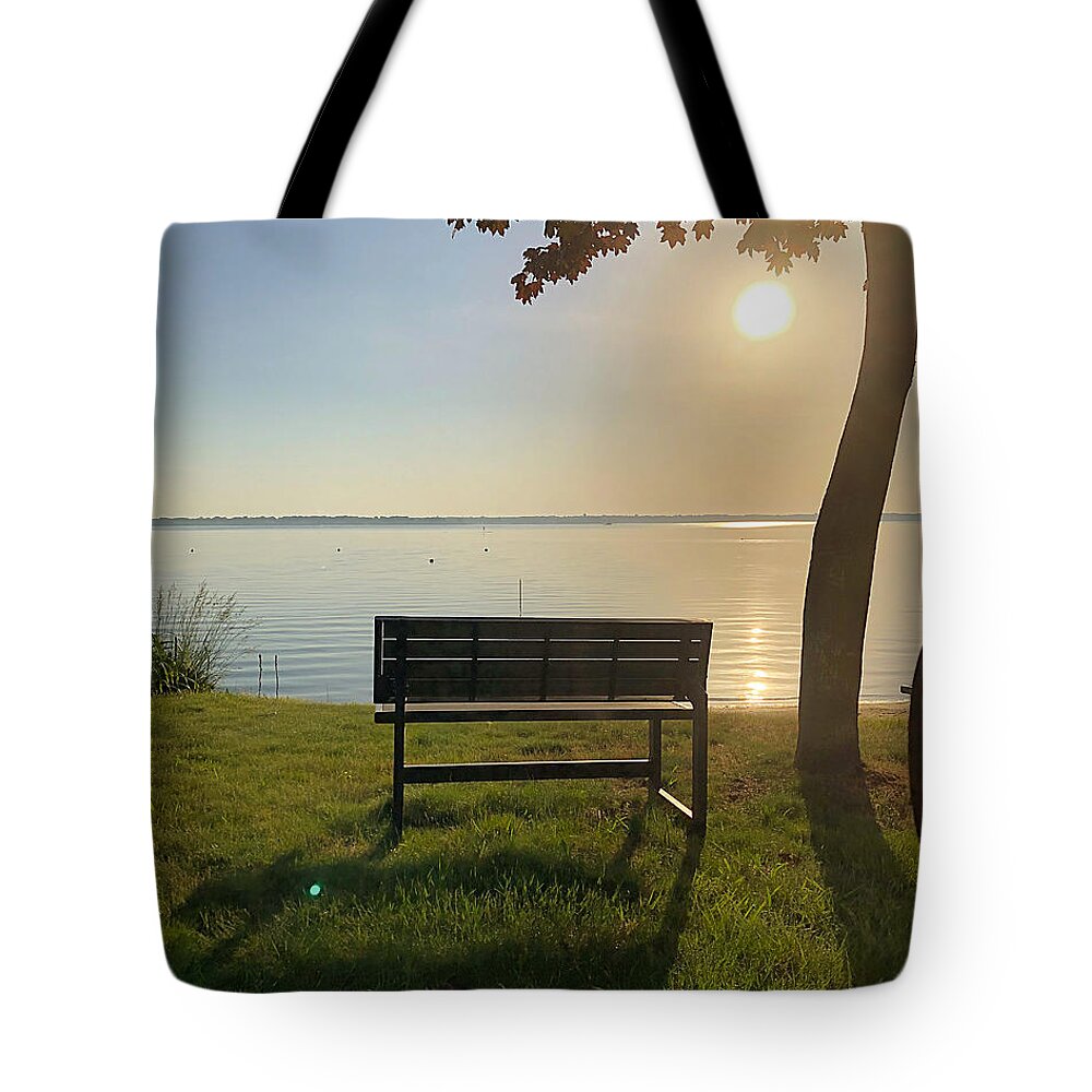 Ocean Tote Bag featuring the photograph Seaside Serenity by Lisa Pearlman