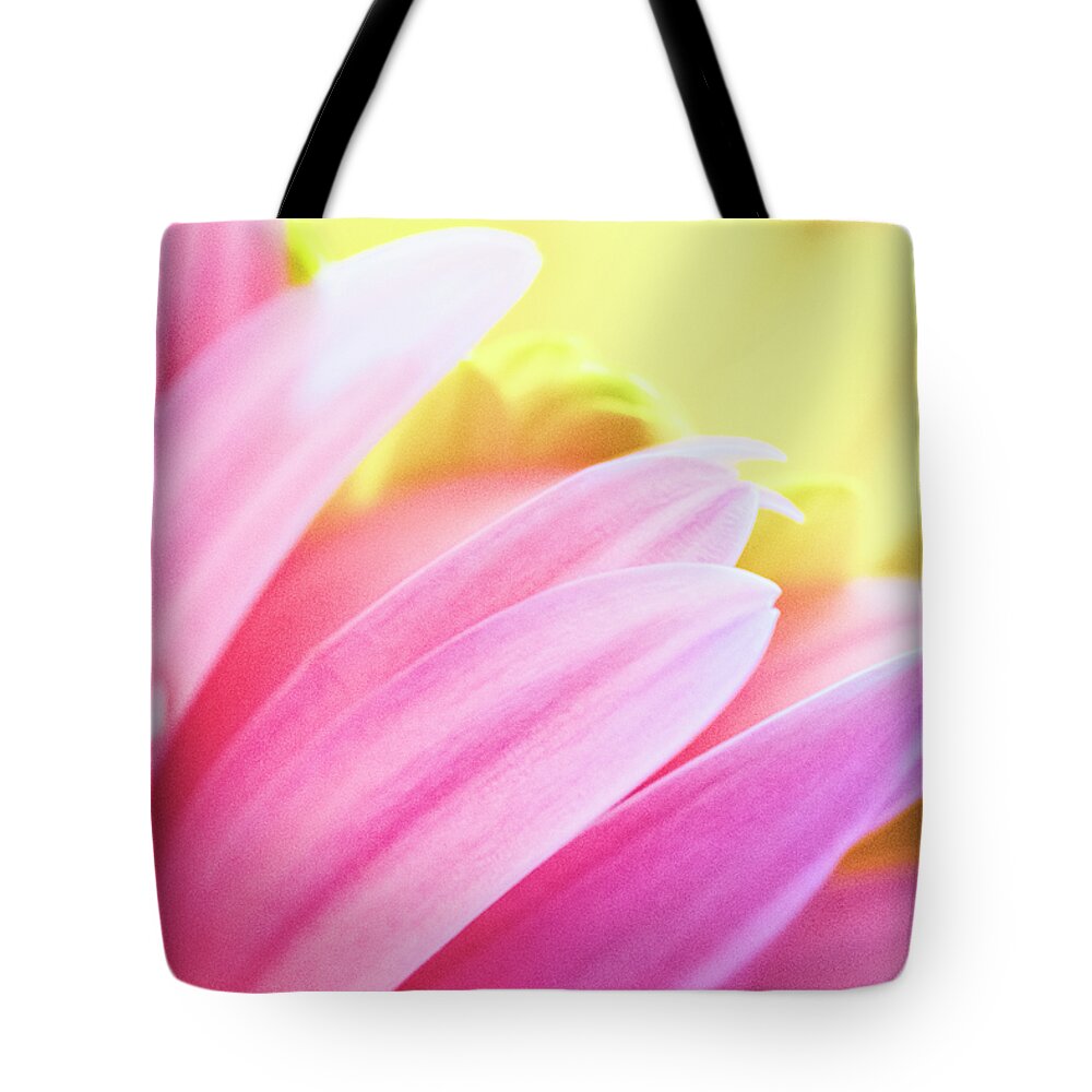 Pink And Yellow Tote Bag featuring the photograph Second Nature by Christi Kraft