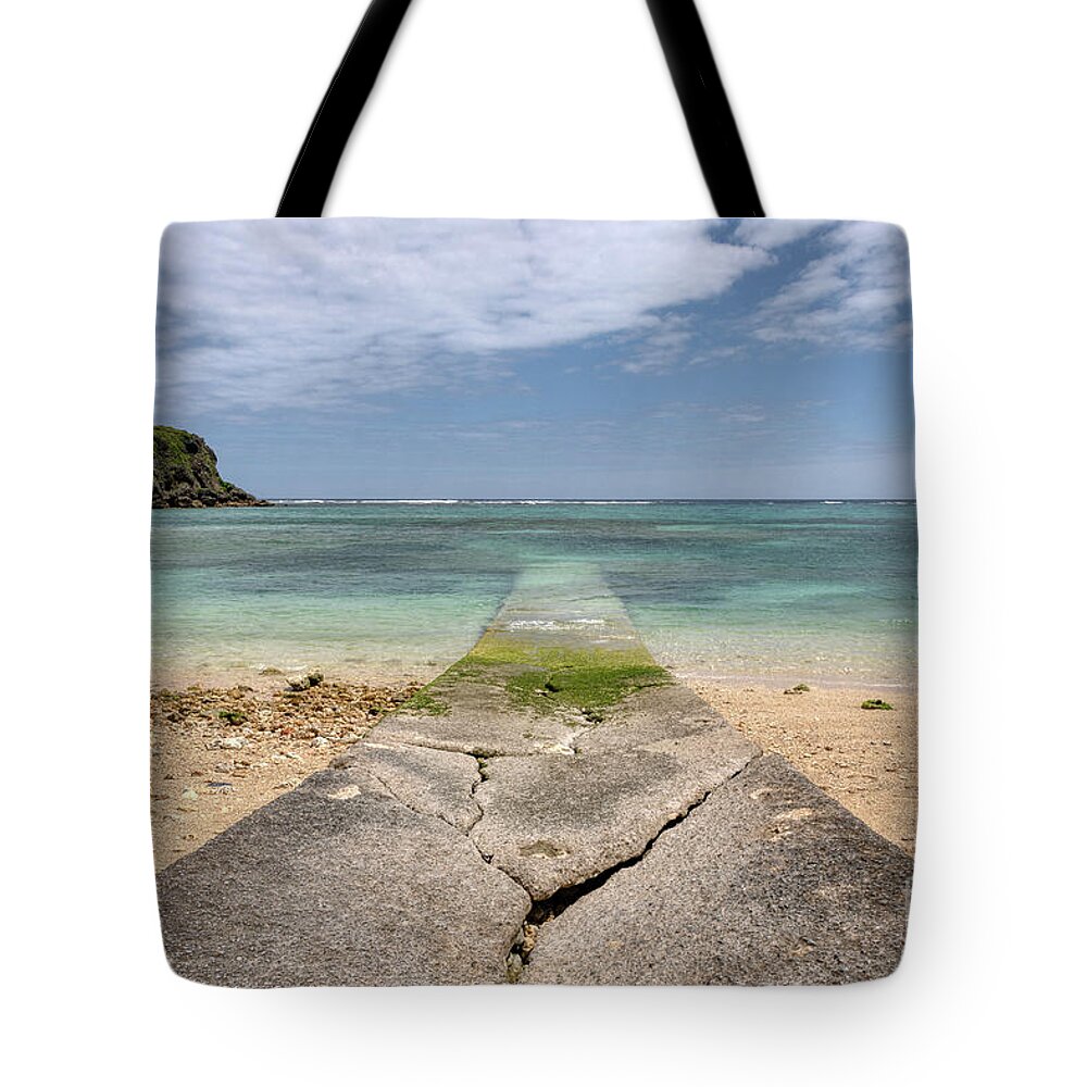 Ukun Beach Tote Bag featuring the photograph Secret Beaches of Okinawa by Rebecca Caroline Photography