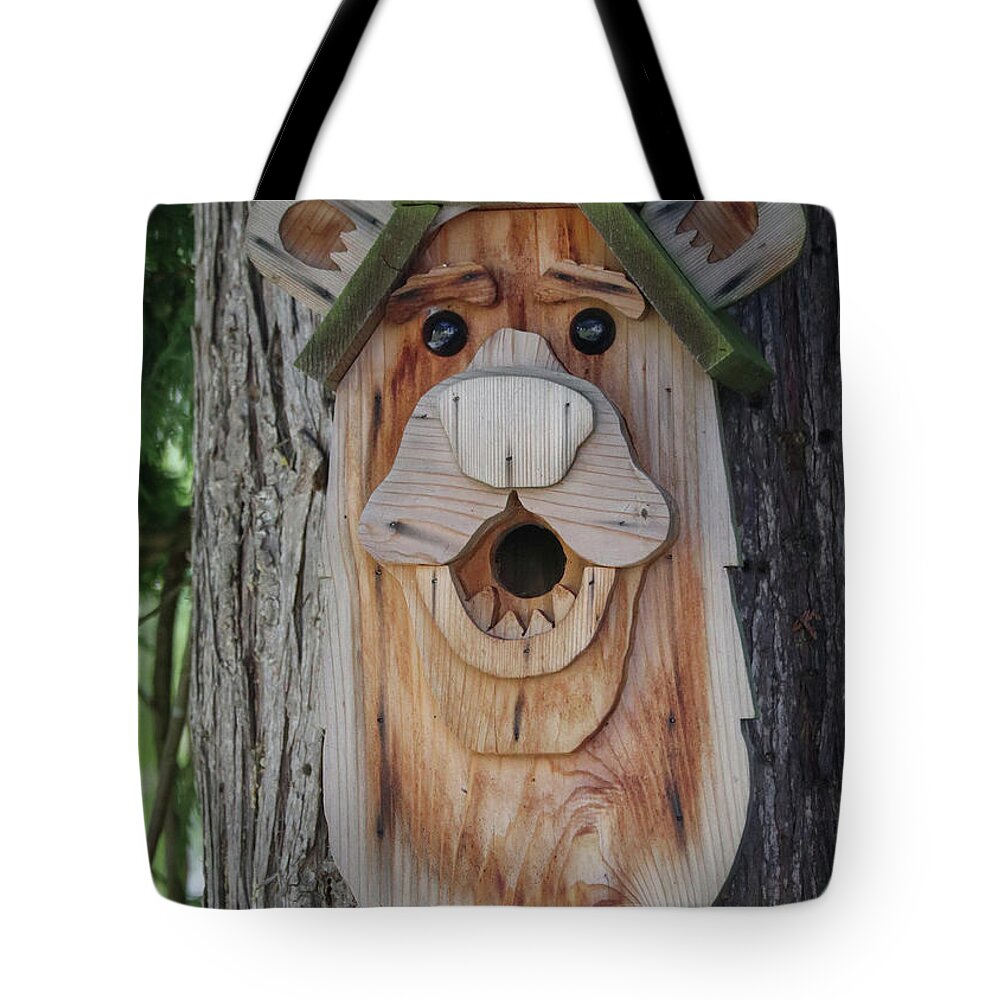 Dog Tote Bag featuring the photograph Security Dog by D Lee
