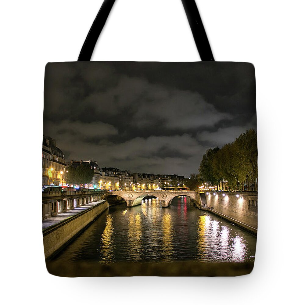Seine Tote Bag featuring the photograph Seine River by Lisa Chorny