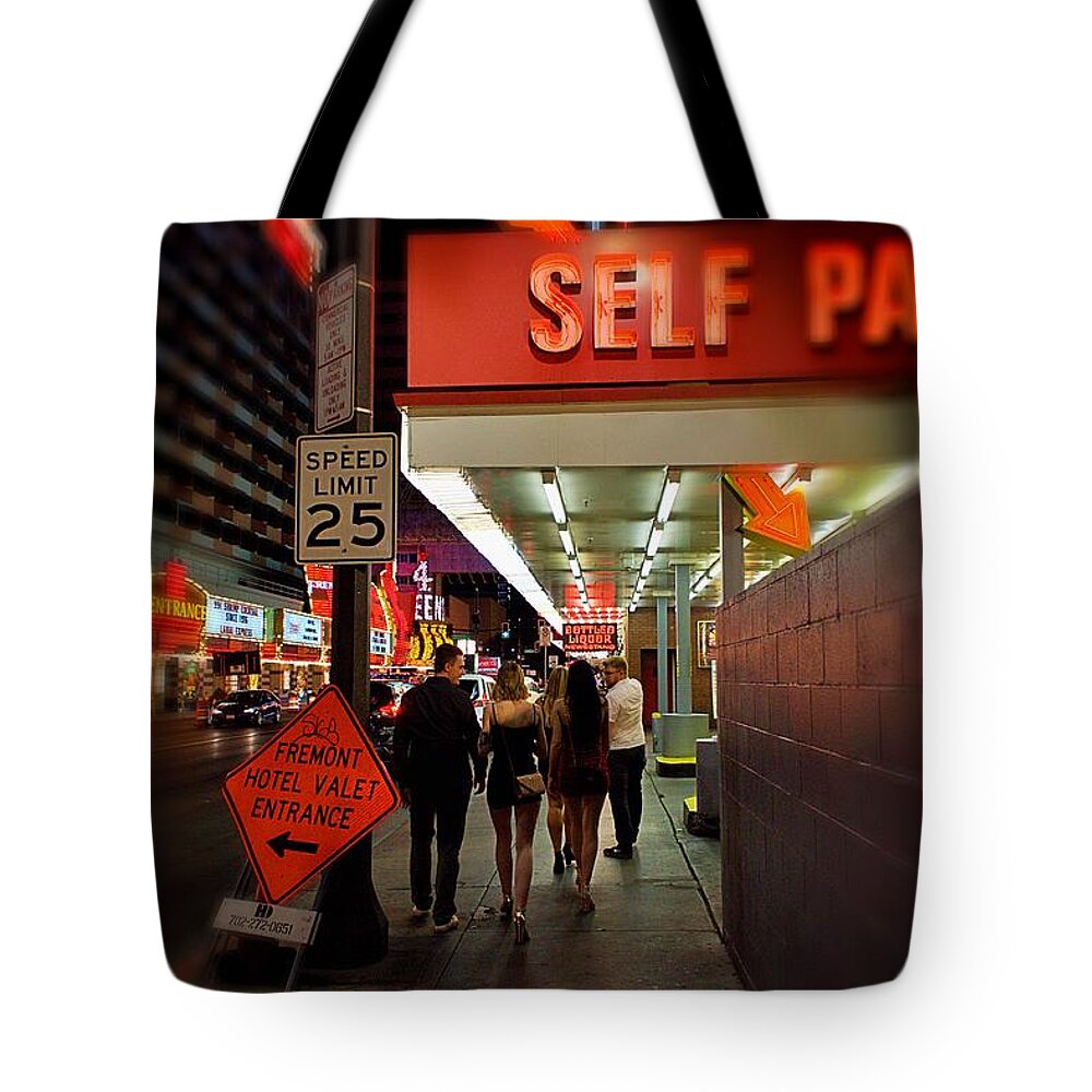  Tote Bag featuring the photograph Self Park by Rodney Lee Williams