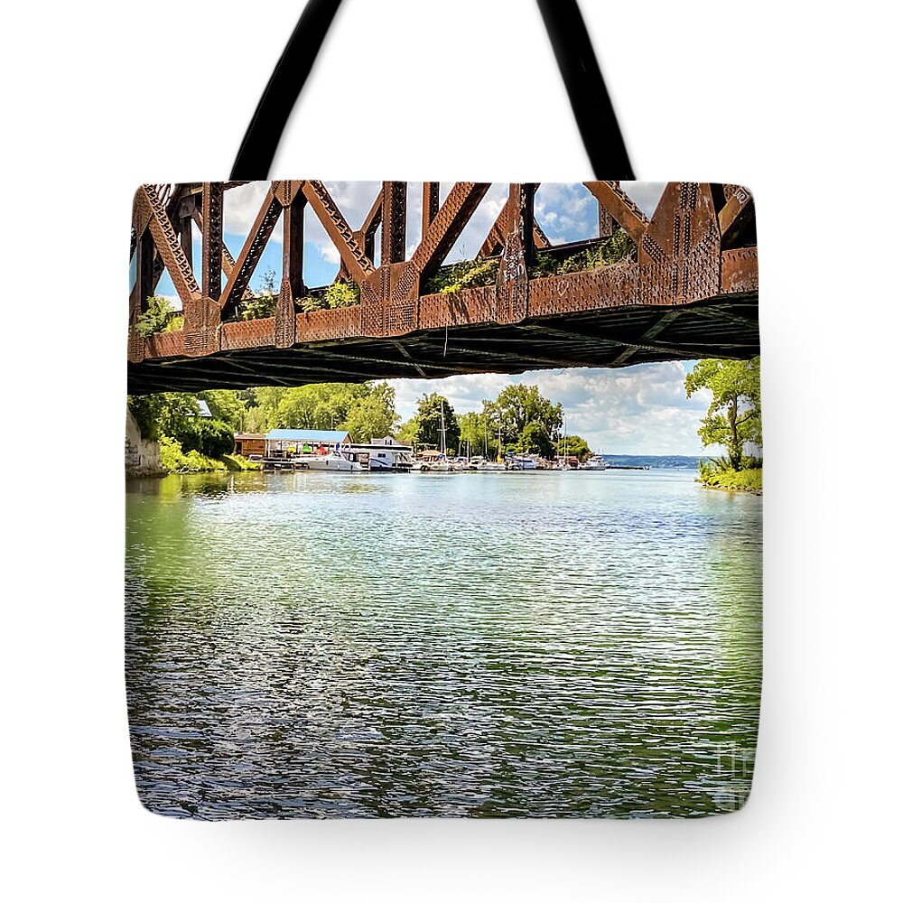 River Tote Bag featuring the photograph Seneca River Canal 3 by William Norton