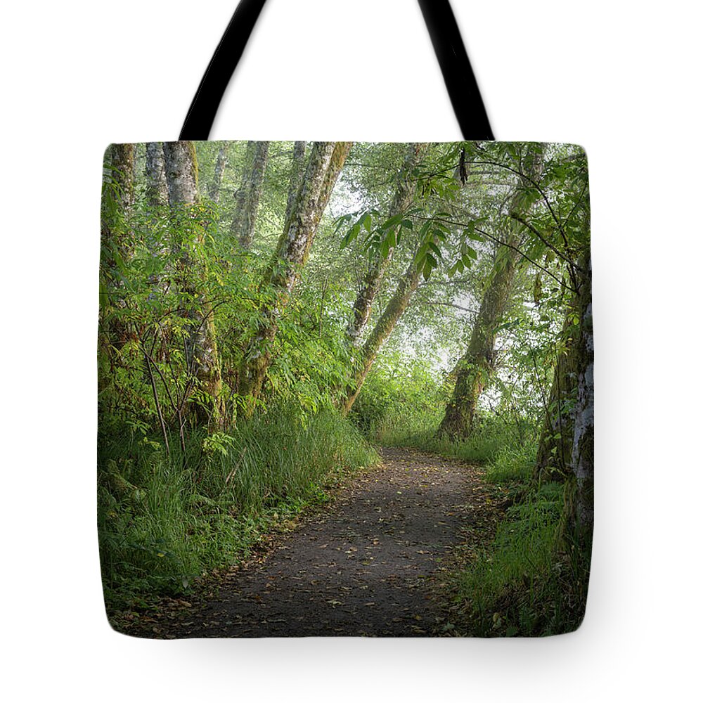 Astoria Tote Bag featuring the photograph September on the Trail by Robert Potts