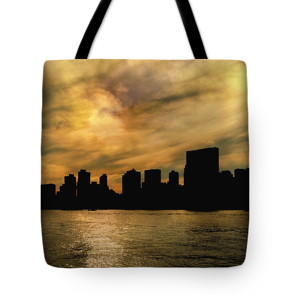 Silhouette Tote Bag featuring the photograph September Silhouette by Cate Franklyn