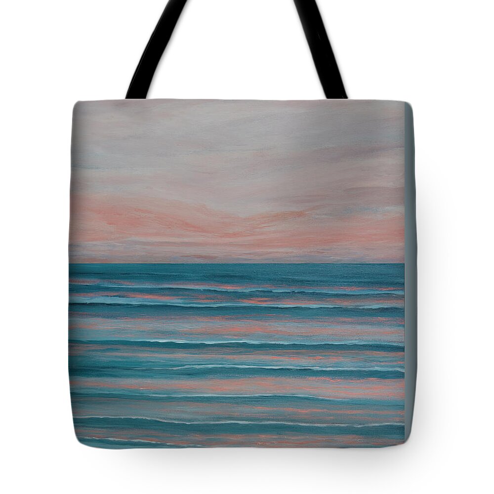Ocean Tote Bag featuring the painting Serene by Linda Bailey