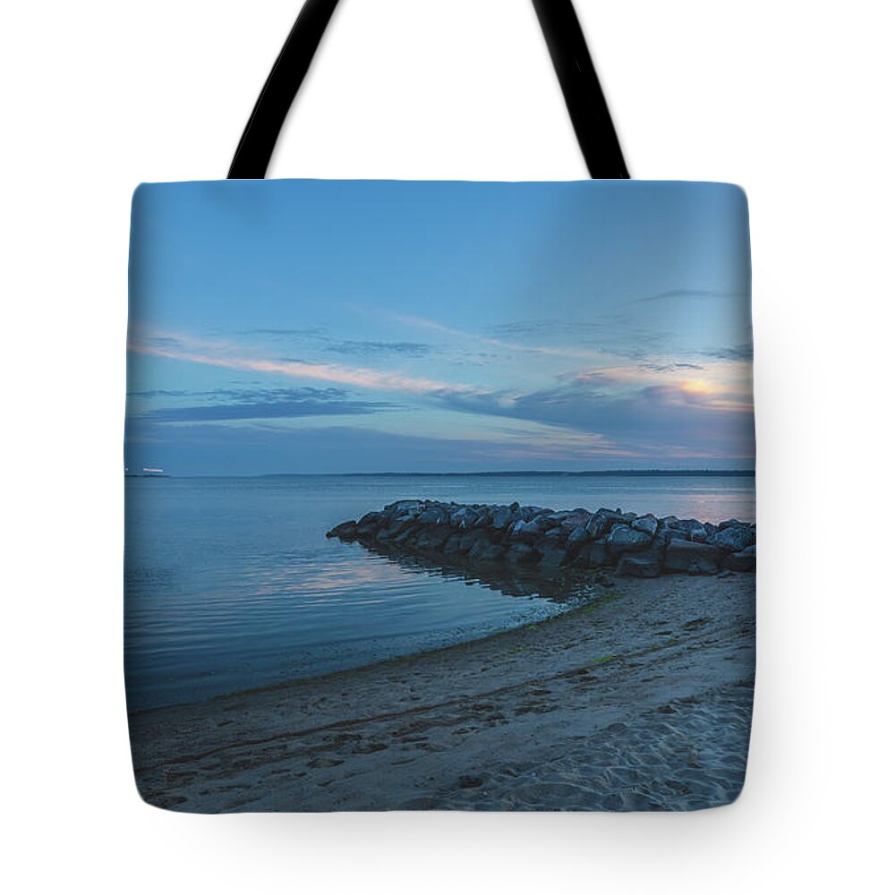 Yorktown Beach Tote Bag featuring the photograph Serenity at the Beach by Rachel Morrison