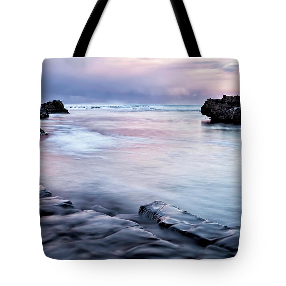 Reflections Tote Bag featuring the photograph Serenity Sea by Gary Johnson