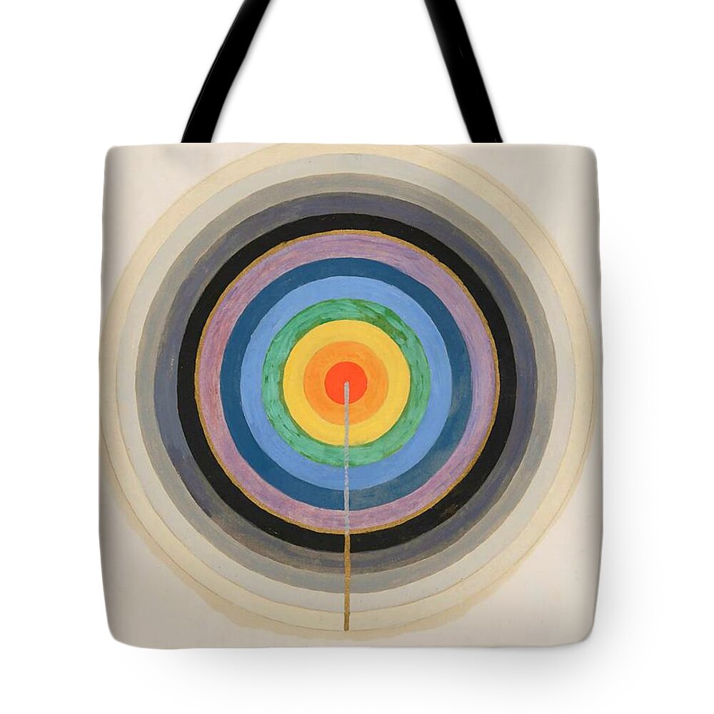 Series Viii Tote Bag featuring the painting Series VIII. Picture of the Starting Point. March 1920 by Hilma af Klint