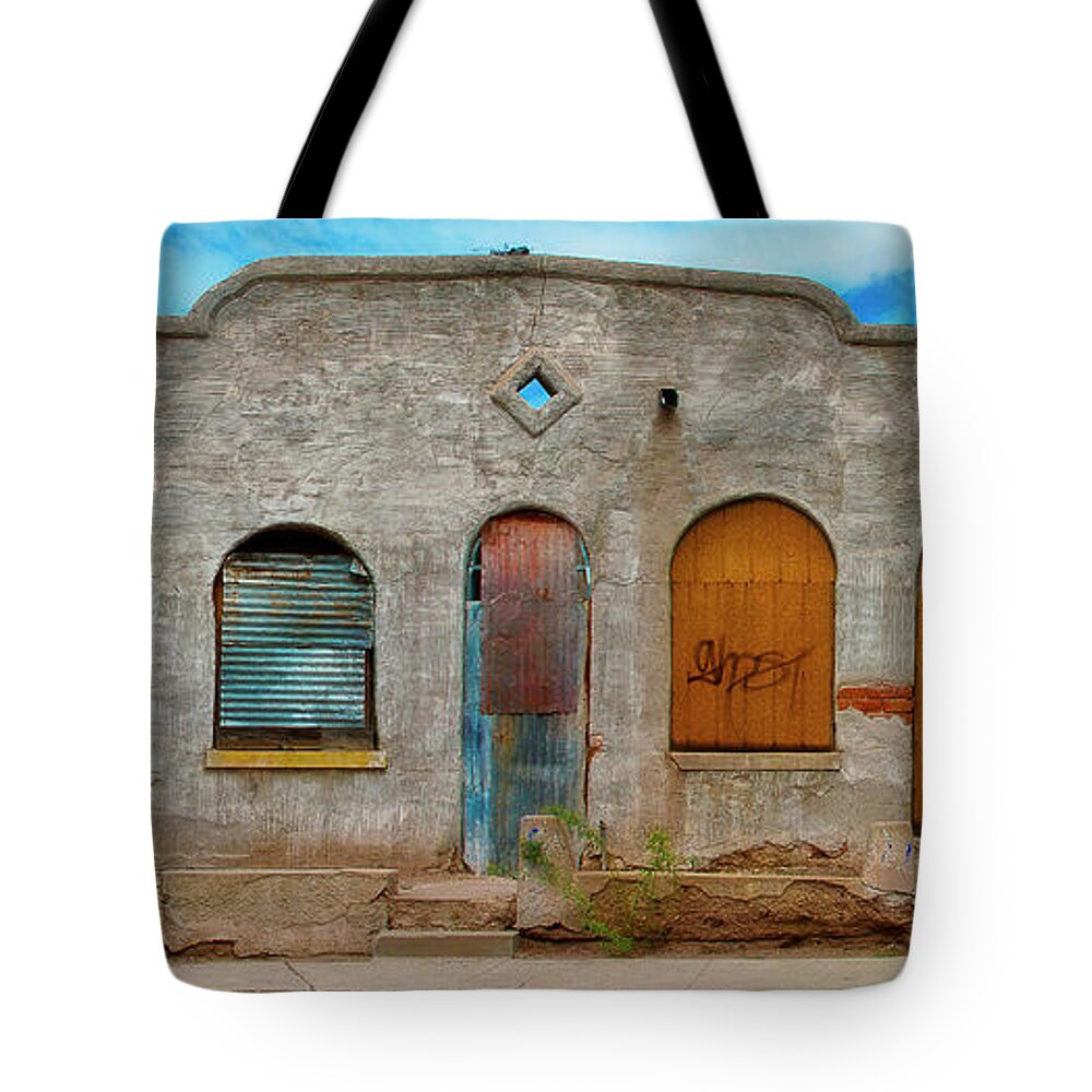 Doors Tote Bag featuring the photograph Seven is the Luckiest Number by Carmen Kern