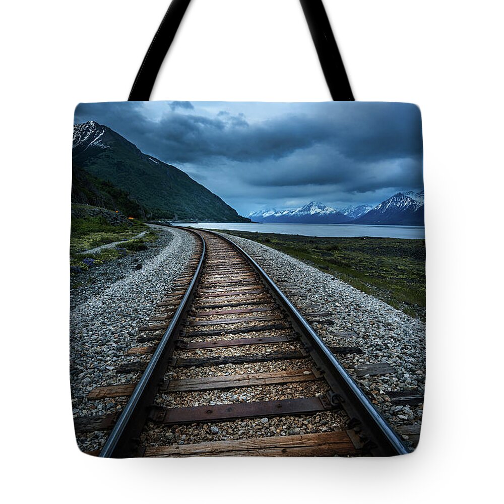 Ak1 Tote Bag featuring the photograph Seward, Alaska by Dee Potter