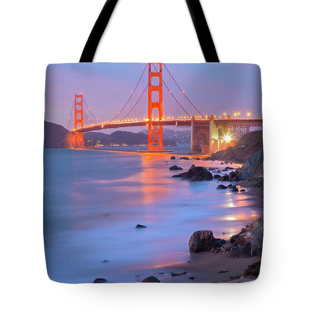 City Tote Bag featuring the photograph SF Icon by Jonathan Nguyen