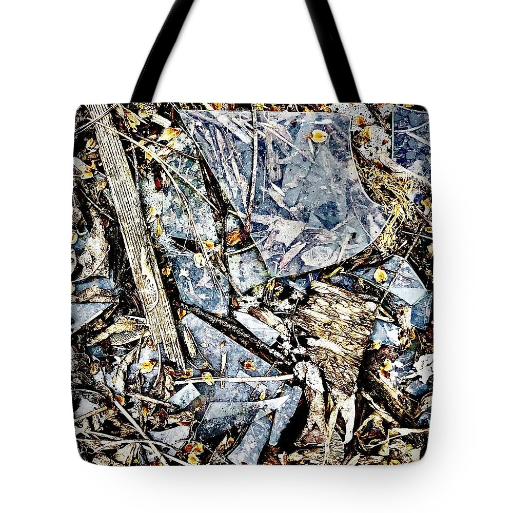 Shards Tote Bag featuring the photograph Shards by Sarah Lilja